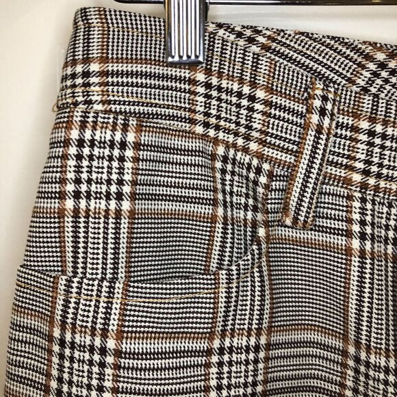 No. 6 Plaid Wide Leg Pants - Brown and Black - Picture 5 of 14